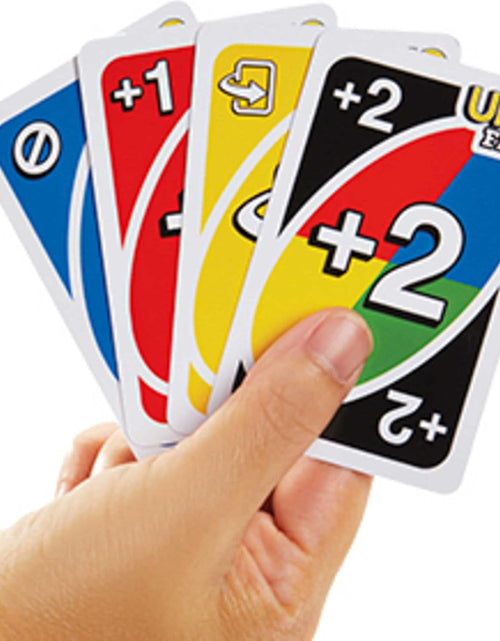 Load image into Gallery viewer, UNO FLIP! Card Game in Storage &amp; Travel Tin, Color Blind Accessible Deck for Kids, Adults &amp; Family Nights &amp; Parties (Amazon Exclusive)
