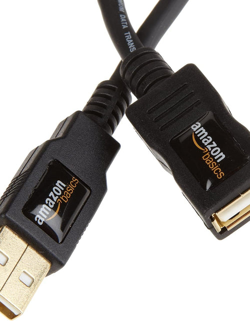 Load image into Gallery viewer, USB 2.0 Extension Cable - A-Male to A-Female Adapter Cord - 6.5 Feet (2 Meters)
