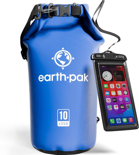 -Waterproof Dry Bag - Roll Top Dry Compression Sack Keeps Gear Dry for Kayaking, Beach, Rafting, Boating, Hiking, Camping and Fishing with Waterproof Phone Case