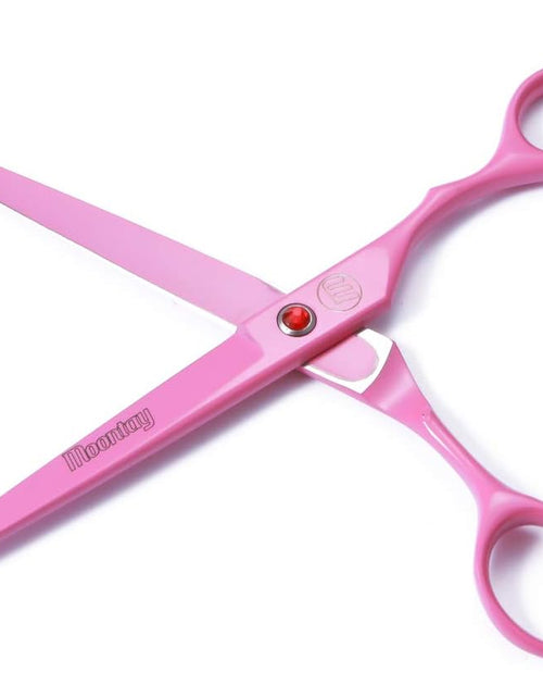 Load image into Gallery viewer, Professional Dog Grooming Scissors Set, 7 Inch/8 Inch Pet Grooming Scissors Chunkers Shears for Dog, Curved Dog Grooming Scissors, Thinning Shears for Dog with Grooming Comb
