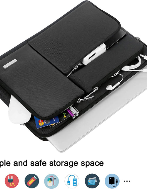 Load image into Gallery viewer, 360° Protective Laptop Sleeve Case for 14 Inch HP Chromebook 14 / X360 14A / HP Stream 14, Acer Swift/Chromebook 314, 14" Ideapad Chromebook S330 ASUS Dell Portable Laptop Computer Bag, Black

