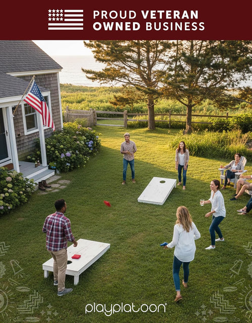 Load image into Gallery viewer, Premium Weather Resistant Duckcloth Cornhole Bags - Set of 8 Bean Bags for Corn Hole Game - Regulation Size &amp; Weight
