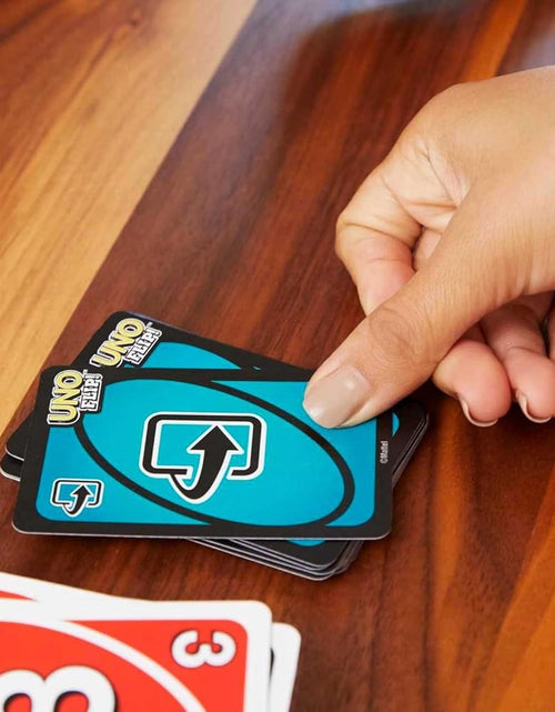 Load image into Gallery viewer, UNO FLIP! Card Game in Storage &amp; Travel Tin, Color Blind Accessible Deck for Kids, Adults &amp; Family Nights &amp; Parties (Amazon Exclusive)
