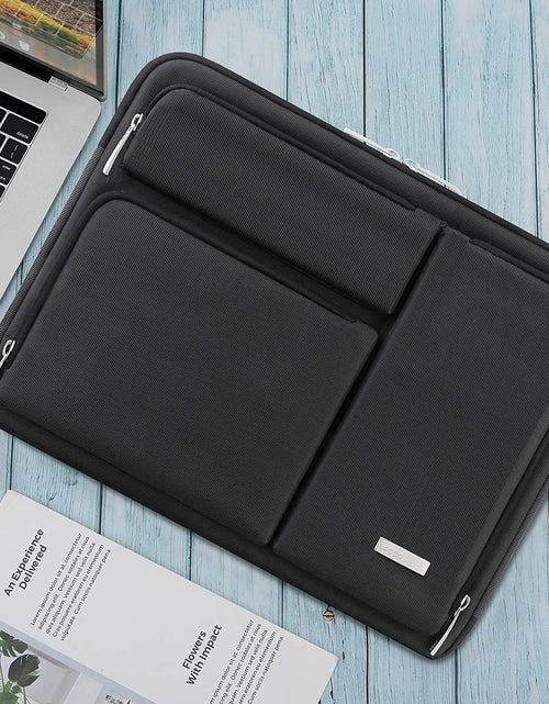 Load image into Gallery viewer, 360° Protective Laptop Sleeve Case for 14 Inch HP Chromebook 14 / X360 14A / HP Stream 14, Acer Swift/Chromebook 314, 14" Ideapad Chromebook S330 ASUS Dell Portable Laptop Computer Bag, Black
