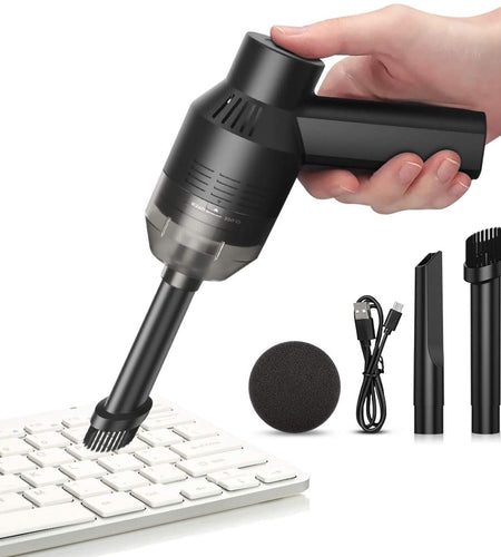 [Upgrade] Mini Vacuum Cordless Vacuum Keyboard Cleaner Rechargeable,For Cleaning Dust,Hair,Crumbs,Eraser Scrap,Laptop,Pet House,Sewing Machine