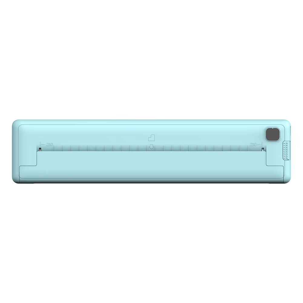 Portable Mini Thermal Printer Wireless Bluetooth A4 Paper Printer Built-In 1000Mah Battery Mini Pocket Printer for Journal Photo