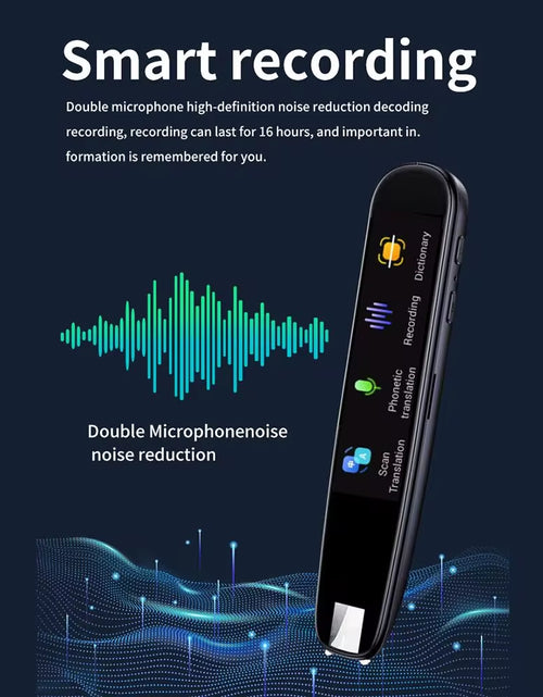 Load image into Gallery viewer, Offline Translation Pen for Teacher Student Dictionary English Intelligent Scanning Point Reading 123 Languages Translator Pen
